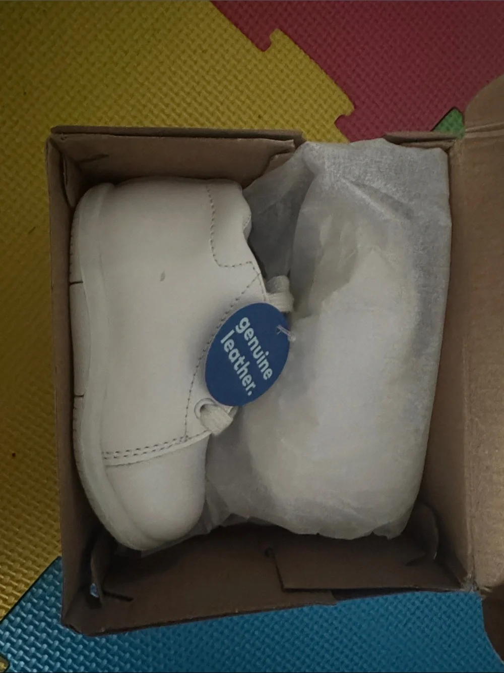 Stride Rite Navy Blue Shoe Box with 'sr' Circle Logo